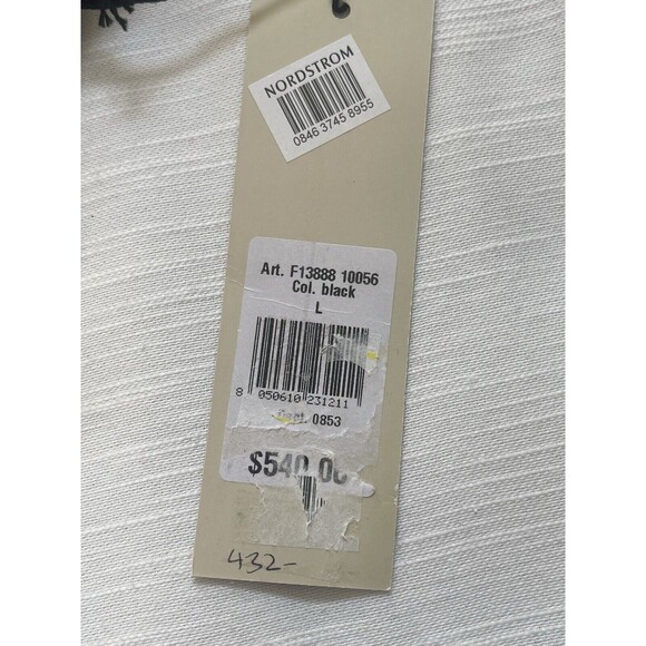 FUZZI Cammello Leopard Print Strapless Mesh Jumpsuit Sz L New - Picture 8 of 8